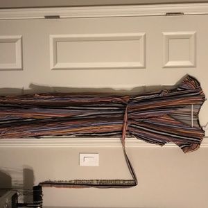 Multicolor, Striped Jumpsuit